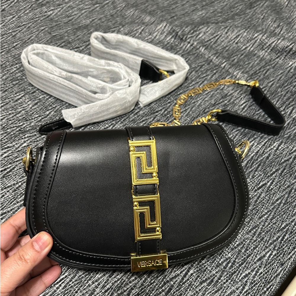 Versace Black and Gold Crossbody Bag(c o p y) - Picture 3 of 5